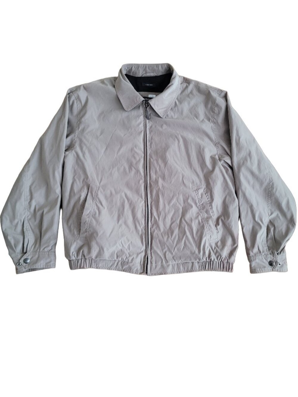 Claiborne Men's Beige Utility Workwear Heavy Duty Heritage Work Jacket (size L)